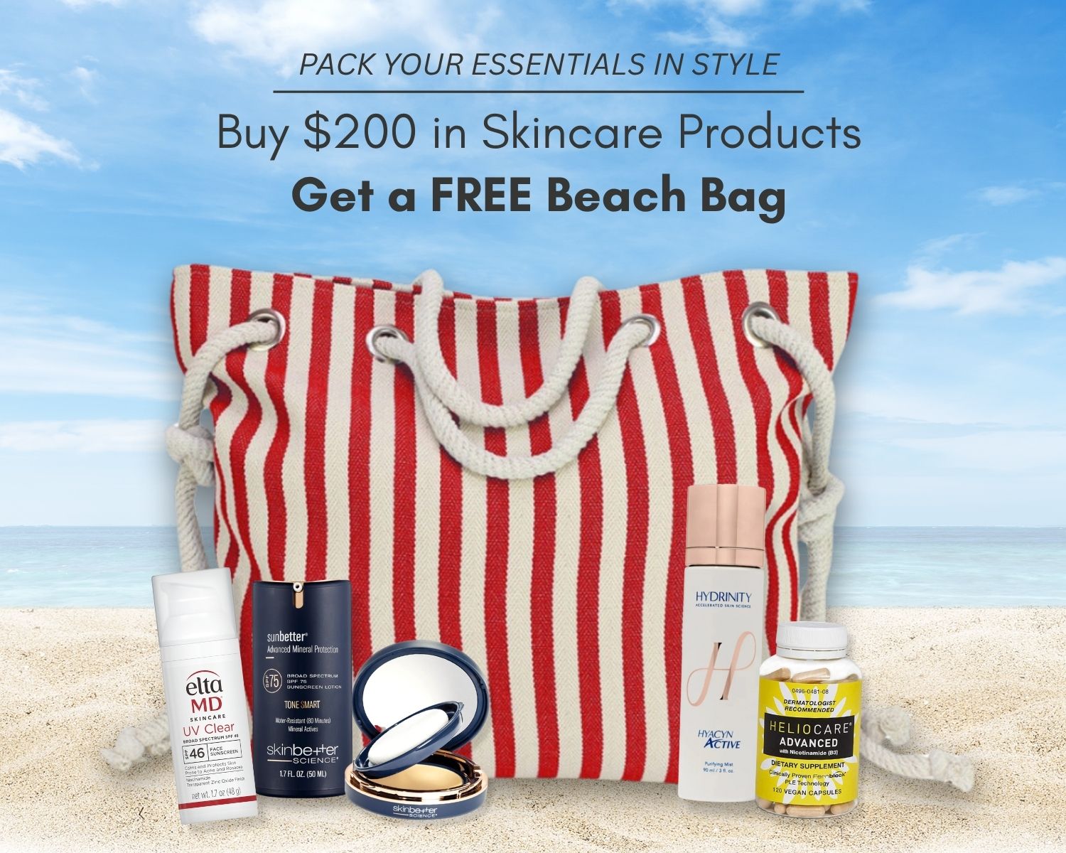 eltamd beach bag July promo - WEB - LA Dermatology | Dermatology About Flexile Classic